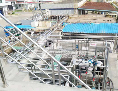 珠?；S廢水處理工程施工安裝